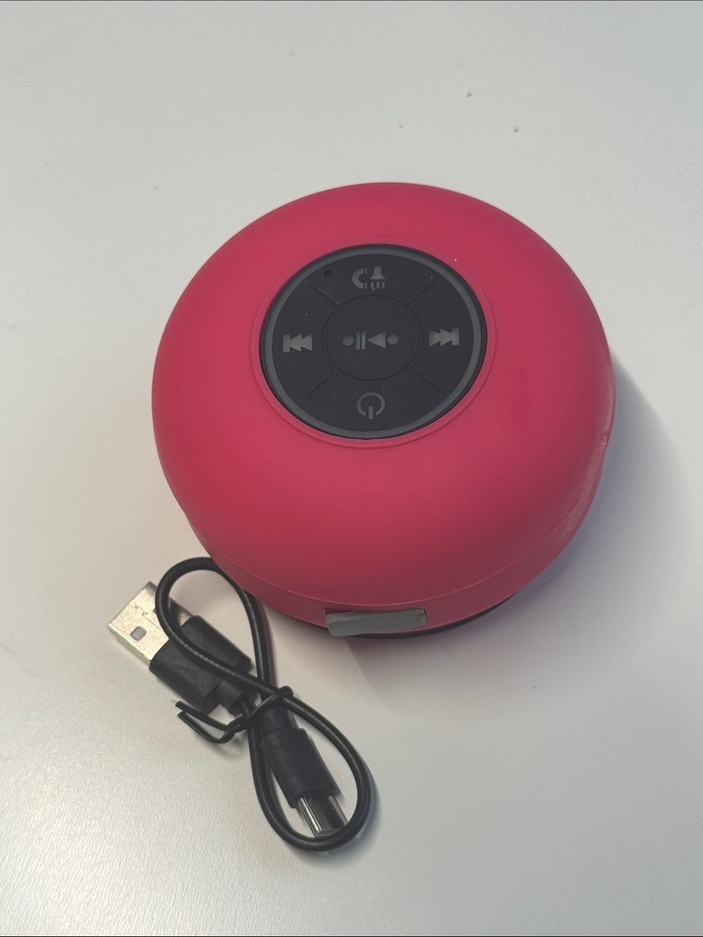 Portable Waterproof Bluetooth Speaker - Hot Pink